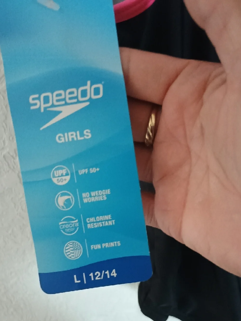 Speedo Blue Gradient Girls Swimwear Tag - Picture 5 of 8